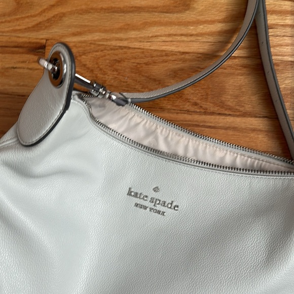 Kate spade light grey/blue crossbody bag - Picture 2 of 6